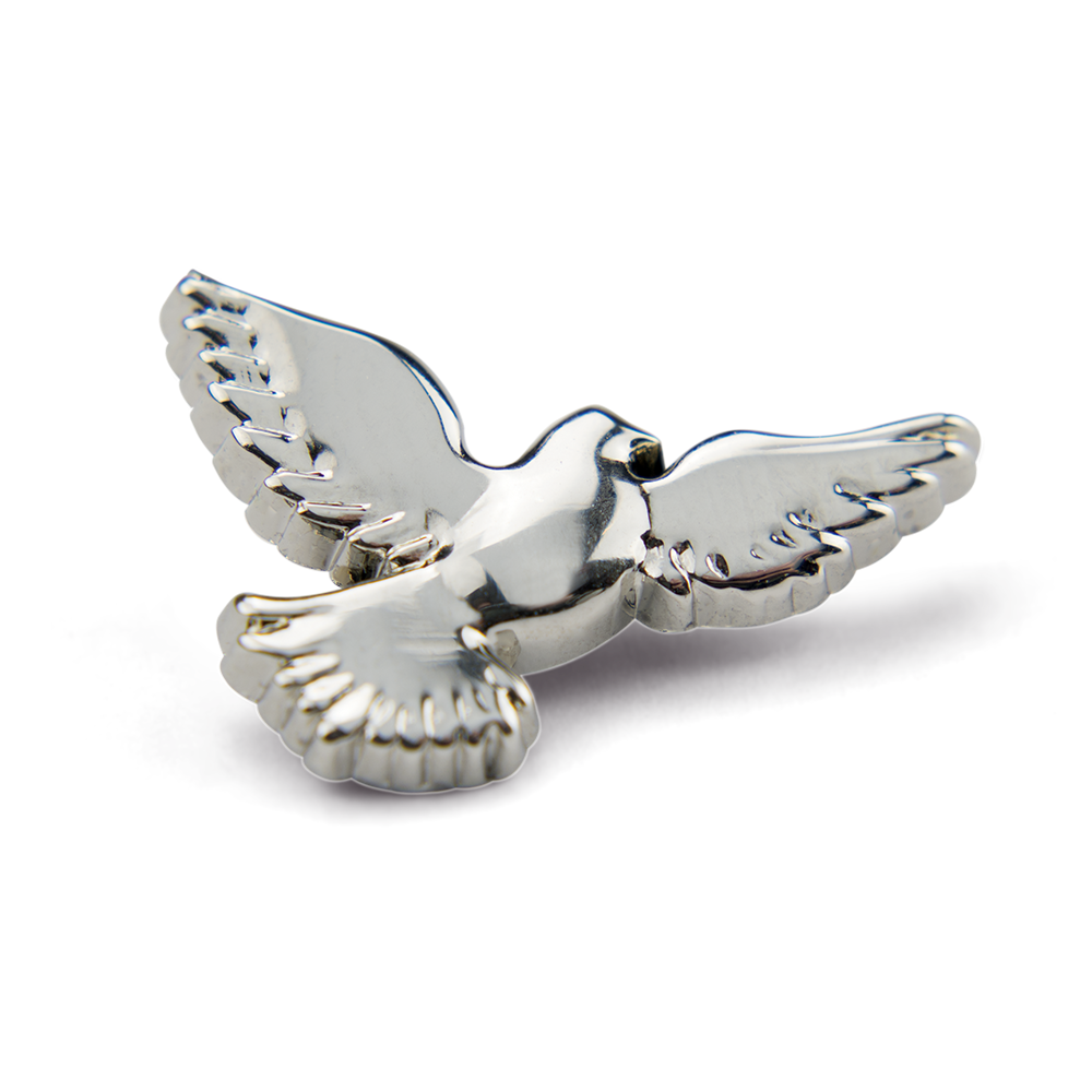 Silver Dove Pin